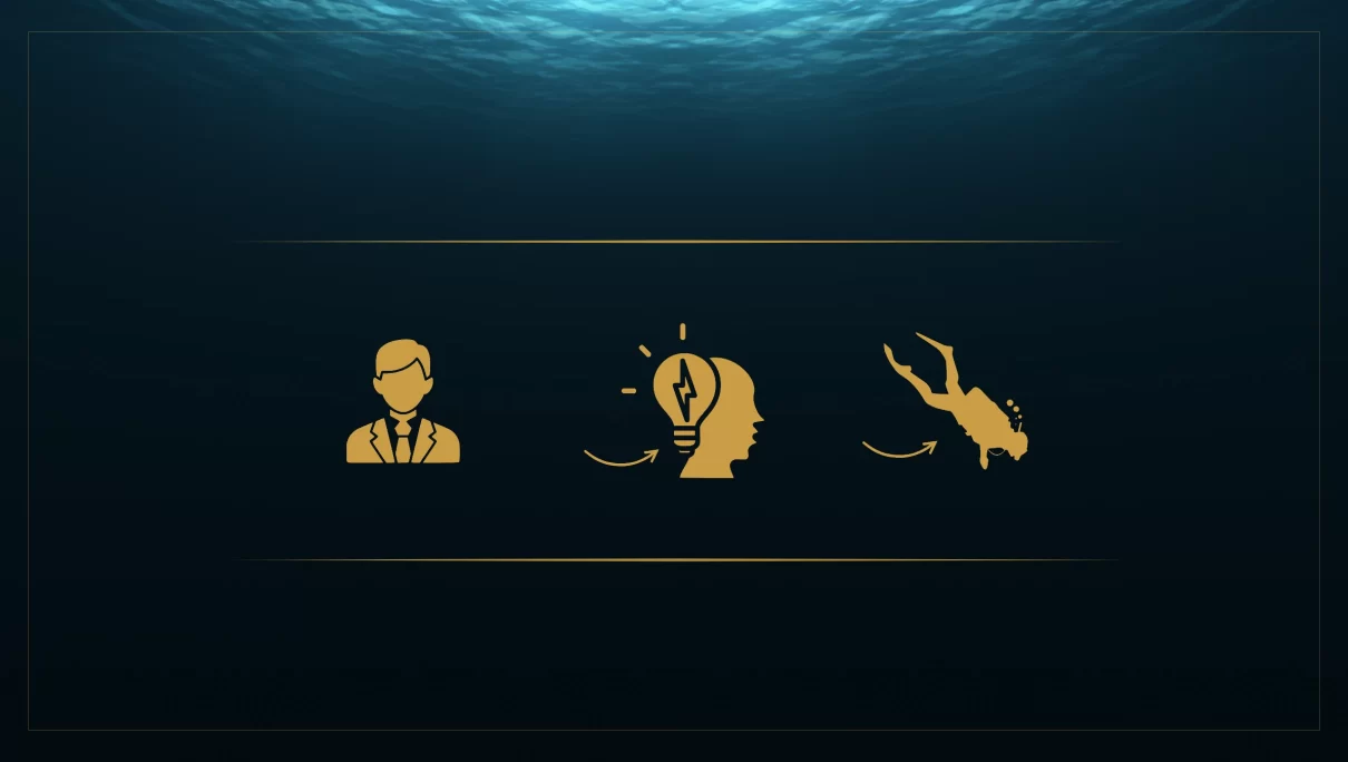 Iniziare il diving: 5 sì, 3 no